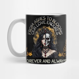 Half Beauty, Half Darkness: The Duality Within Mug